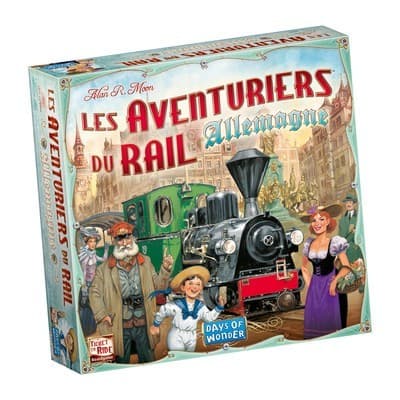 Boîte du jeu : Les Aventuriers du Rail - Allemagne