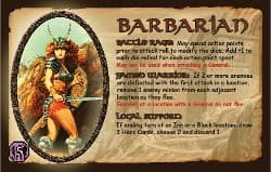 Boîte du jeu : Defenders of the Realm - The Barbarian