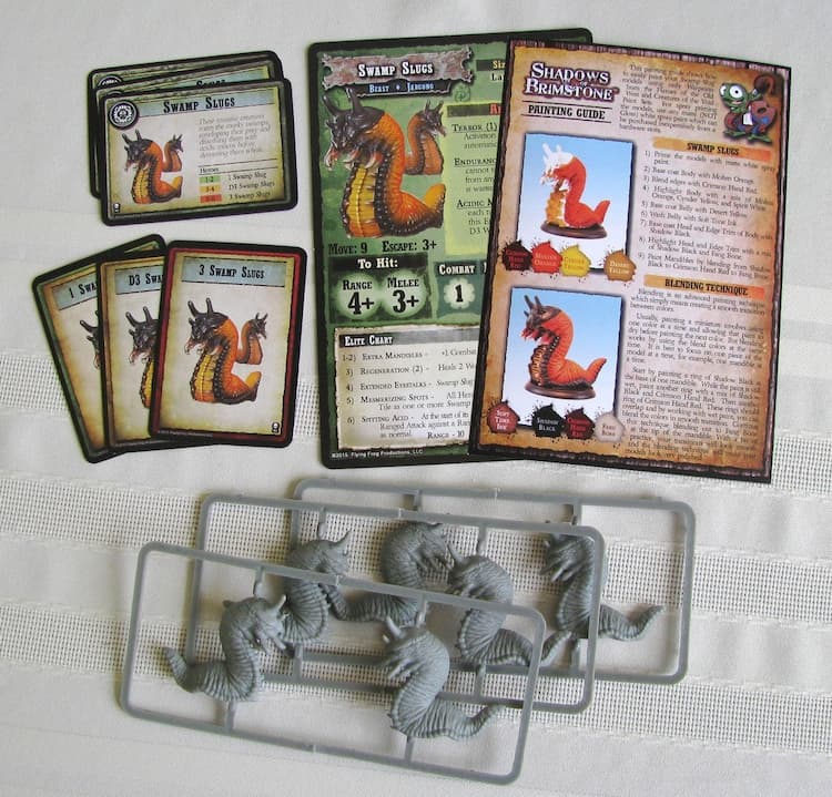 Boîte du jeu : Shadows of Brimstone - Swamp Slugs of Jargono Enemy Pack