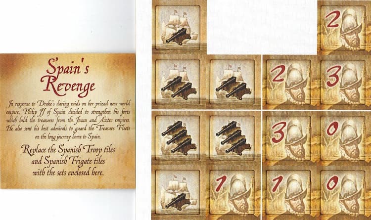 Boîte du jeu : Francis Drake: Spain's Revenge Expansion