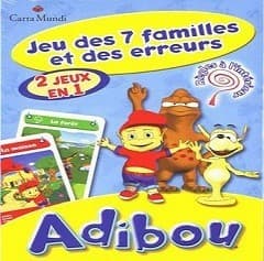 Couverture de Adibou jeu des 7 familles et des erreurs