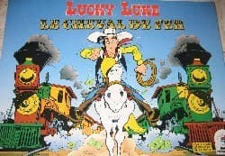 Couverture de Lucky Luke Le Cheval de Fer - Union Pacific contre Central Pacific