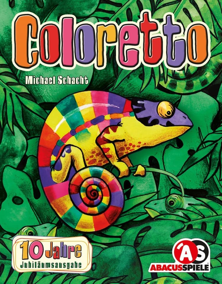 Boîte du jeu : Coloretto : 10 Jahre Jubiläumsausgabe
