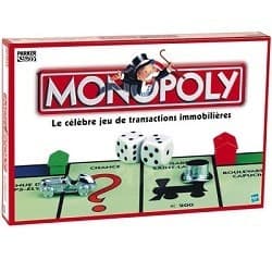 Boîte du jeu : Monopoly