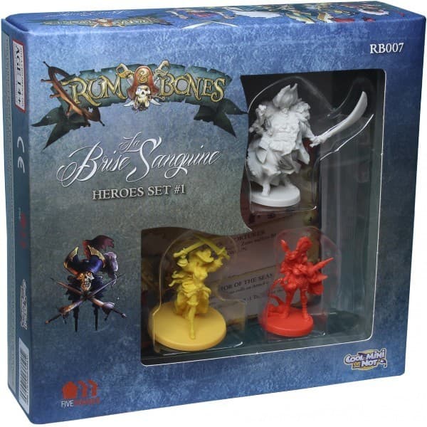 Boîte du jeu : Rum And Bones : La Brise Sanguine Heroes Set 1