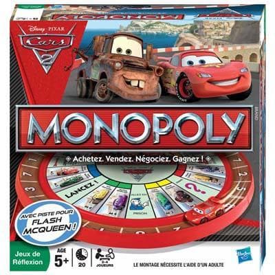 Boîte du jeu : Monopoly Cars 2