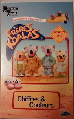 Couverture de Les Frères Koalas Chiffres & Couleurs