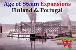 Couverture de Age of Steam Expansion : Finland & Portugal