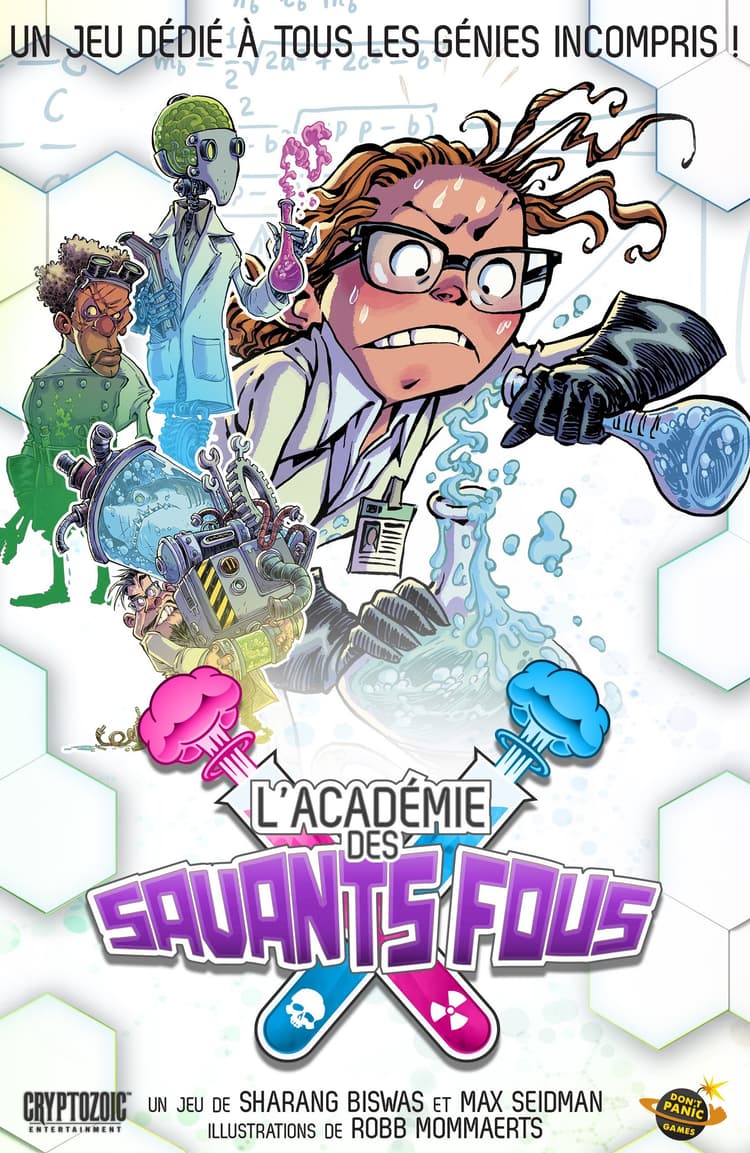 Boîte du jeu : L'Académie des Savants Fous