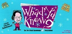 Boîte du jeu : Whad'Ya Know ?