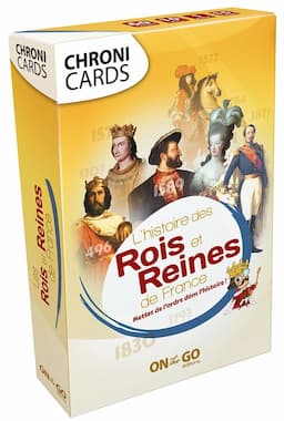 Couverture de Chronicards : L'Histoire des Rois et Reines de France