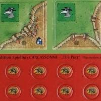 Couverture de Carcassonne : La Peste / The Plague / Die Pest