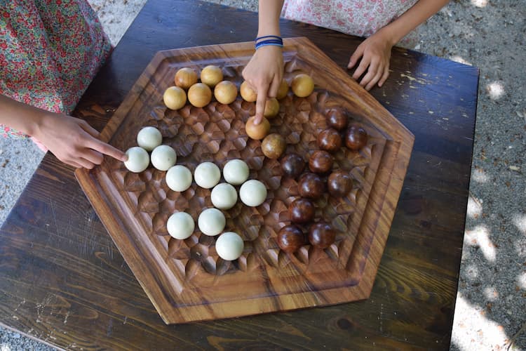 Boîte du jeu : Abalone Palissandre 3 joueurs
