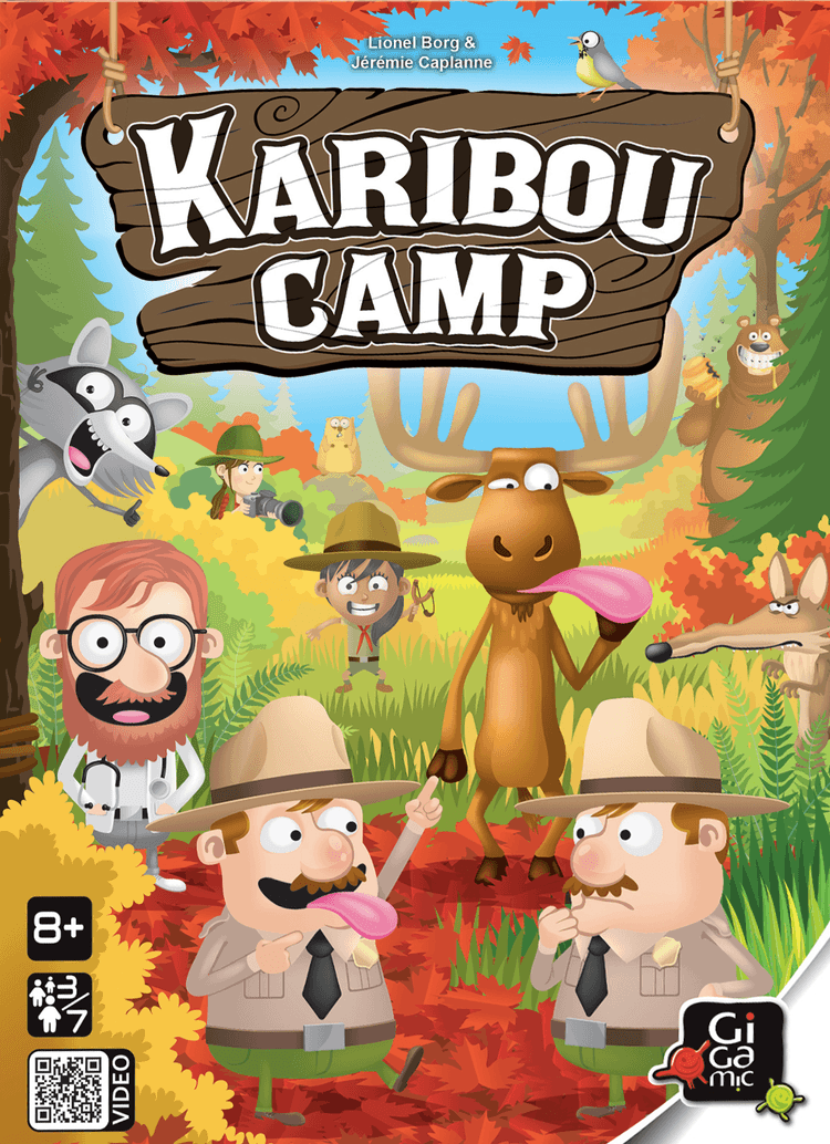 Boîte du jeu : Karibou Camp
