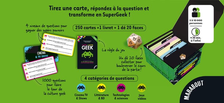 Boîte du jeu : La boîte à culture geek  De Luxe