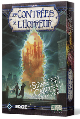 Couverture de Les Contrées de l'Horreur - Extension Signes de Carcosa