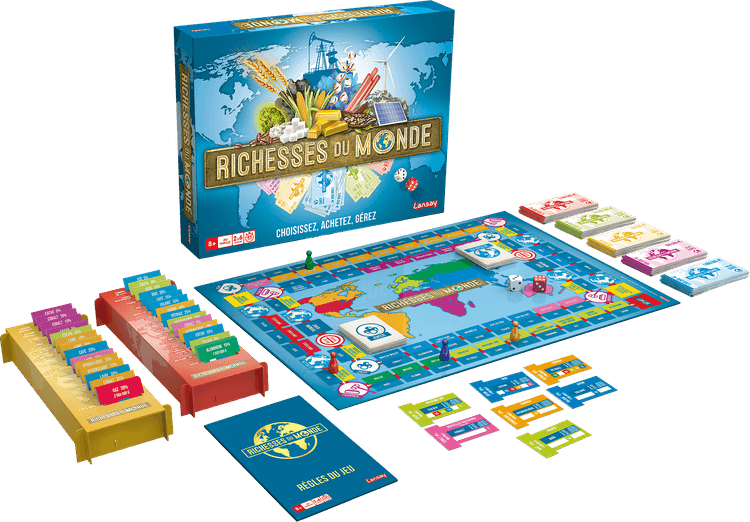 Boîte du jeu : Richesses du Monde