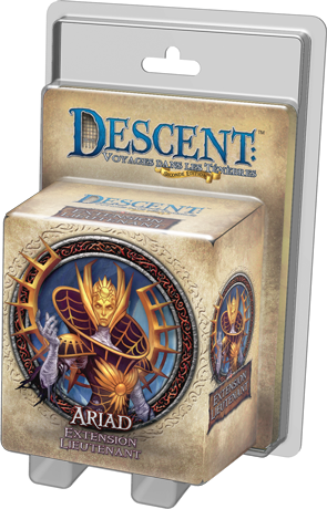 Boîte du jeu : Descent : Voyages dans les Tenebres ! - Pack Lieutenant Ariad