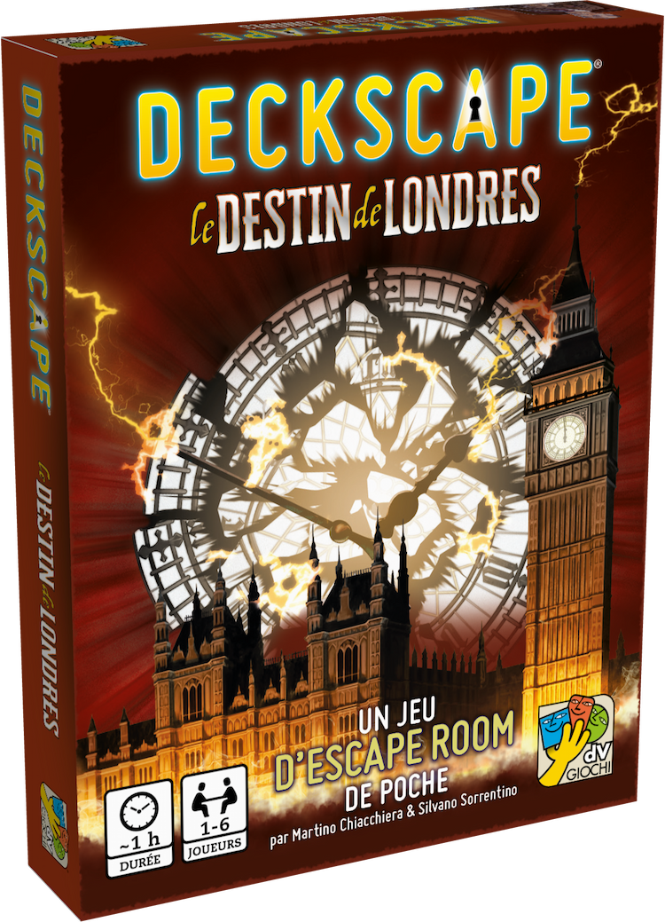 Boîte du jeu : DECKSCAPE Le destin de Londres