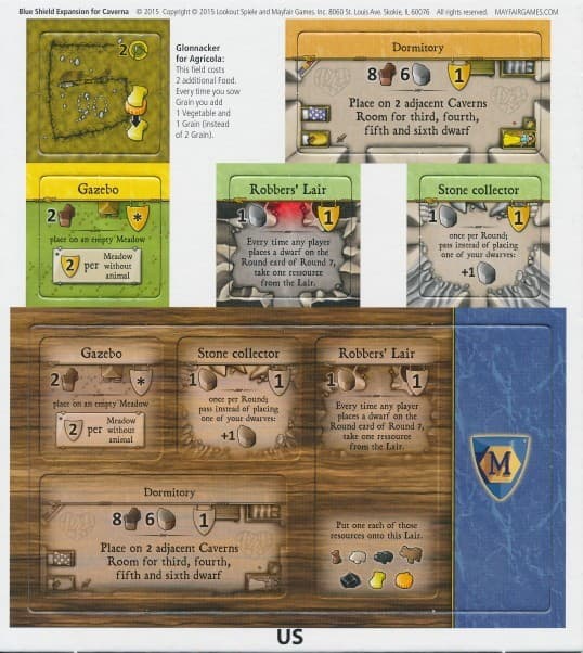 Boîte du jeu : Caverna - Extension "Blue Shield"