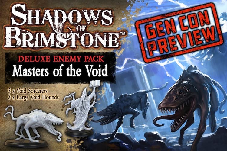 Boîte du jeu : Shadows of Brimstone - Masters of The Void Deluxe Enemy Pack