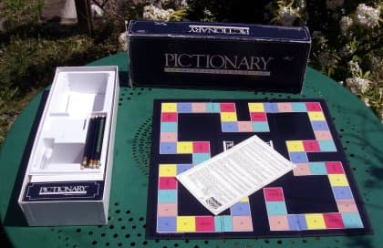 Boîte du jeu : Pictionary