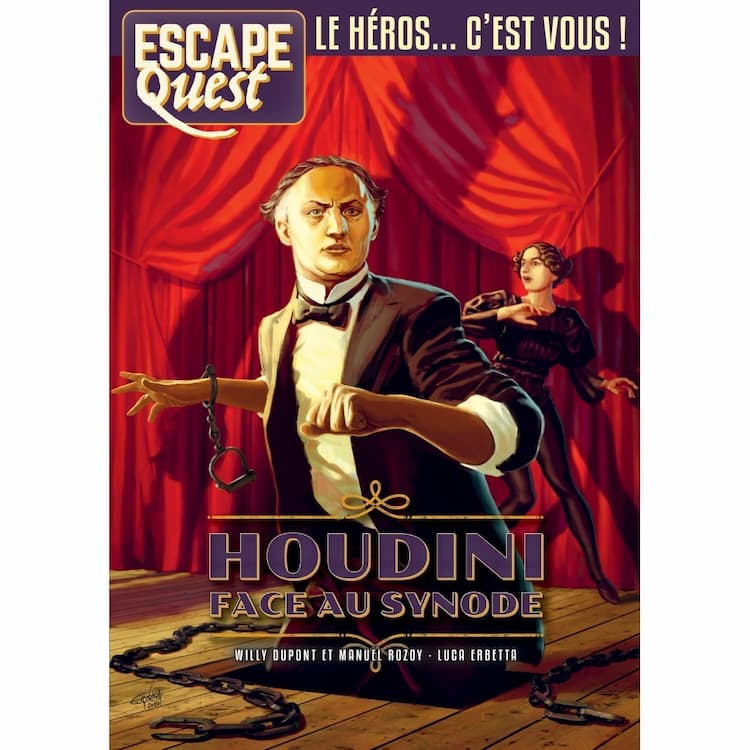 Boîte du jeu : Escape Quest N°8 - Houdini face au synode