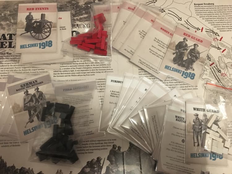 Boîte du jeu : HELSINKI 1918