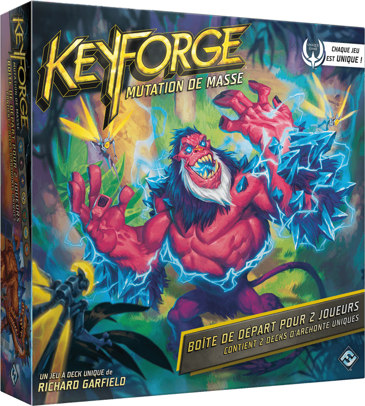 Boîte du jeu : Keyforge - Mutation de masse (set de base)