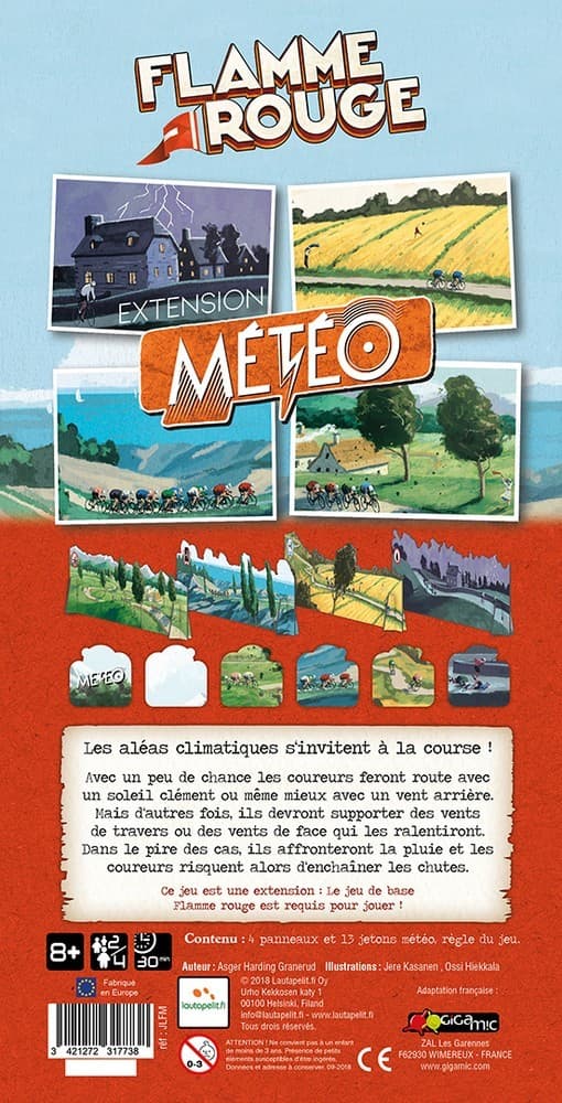 Boîte du jeu : Flamme Rouge : Météo
