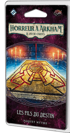Couverture de Horreur à Arkham : Le Jeu de Cartes - Les Fils du Destin