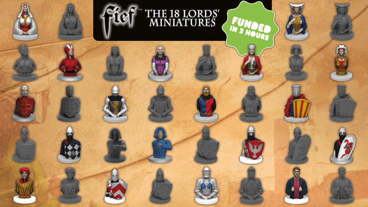Boîte du jeu : Fief - Extension "Figurines 'Seigneurs' / Lords of Miniatures"