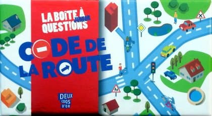 Boîte du jeu : La Boite à Questions junior "code de la route"