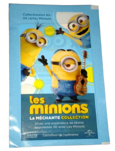 Boîte du jeu : Jeu de 34 cartes Les Minions