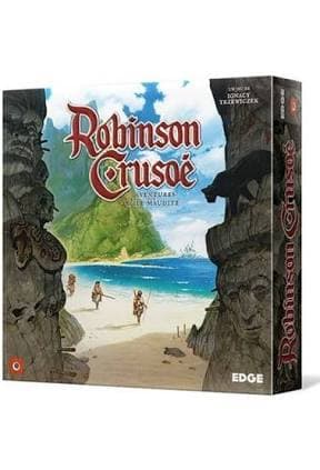 Boîte du jeu : Robinson crusoe aventures sur l’île maudite