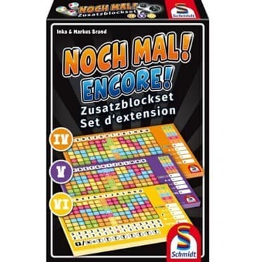 Boîte du jeu : Noch mal ! Encore ! - Bloc de score IV - V -VI