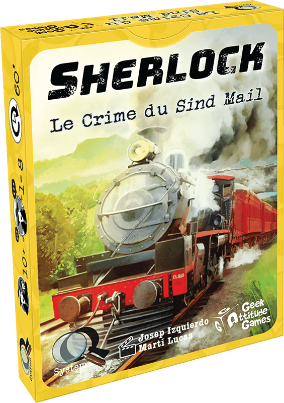 Boîte du jeu : Q-Sherlock : le crime du Sind Mail