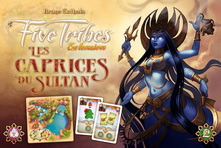 Boîte du jeu : Five Tribes : Les caprices du Sultan