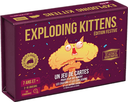 Couverture de Exploding Kittens : Édition Festive