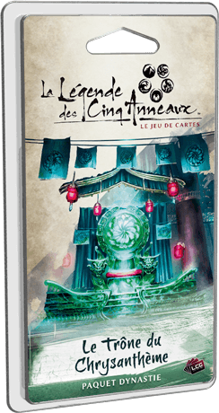 Couverture de La Légende des Cinq Anneaux LCG : Le Trône du Chrysanthème