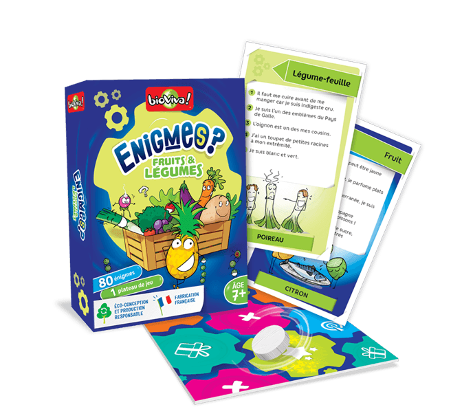 Boîte du jeu : Enigmes - Fruits et Légumes