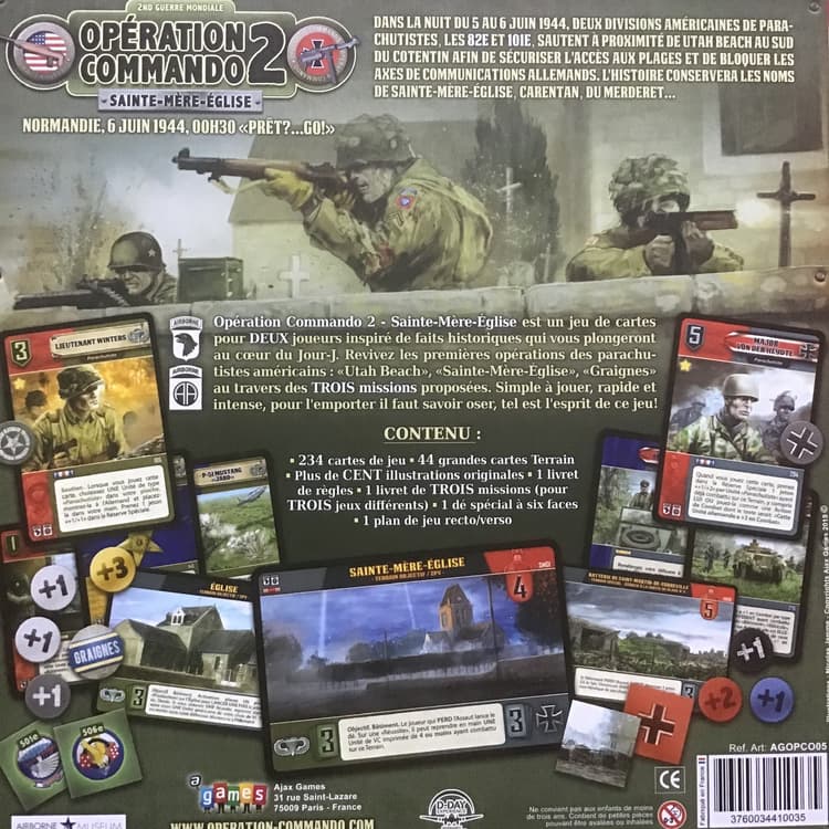 Boîte du jeu : Opération Commando 2 - Sainte-Mère-Église