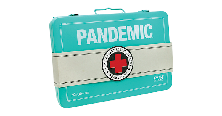 Boîte du jeu : Pandemic 10ème ANNIVERSAIRE