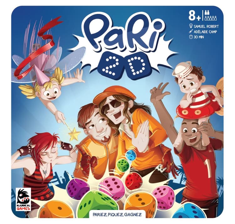Boîte du jeu : PARI 2D