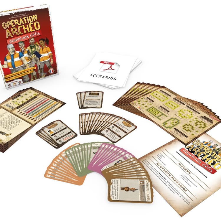 Boîte du jeu : Opération Archéo : Nouveaux Défis