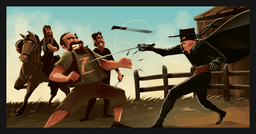 Couverture de The Zorro dice game