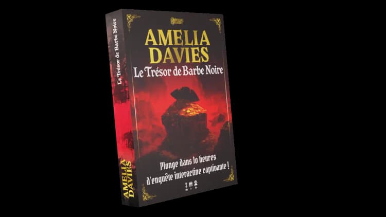 Boîte du jeu : Amelia Davies : Le Trésor de Barbe Noire