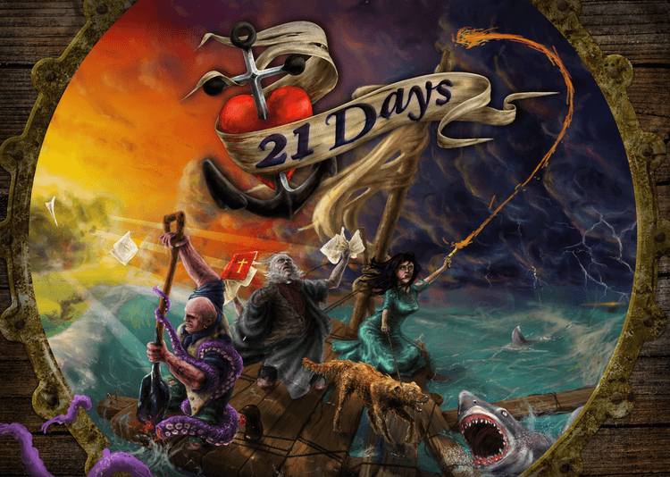 Boîte du jeu : 21 days
