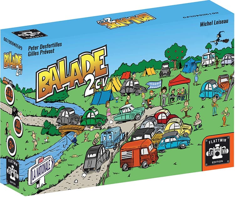 Boîte du jeu : Balade 2cv