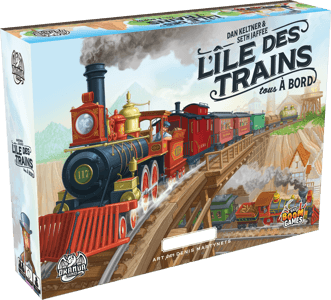 Boîte du jeu : L’île des trains : tous à bord
